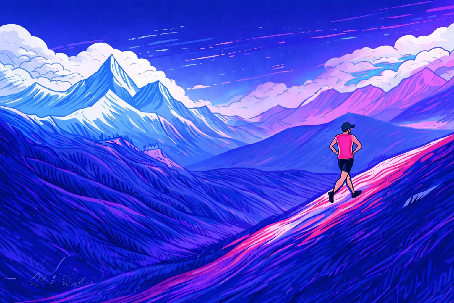 Résultats en direct d'une course de trail