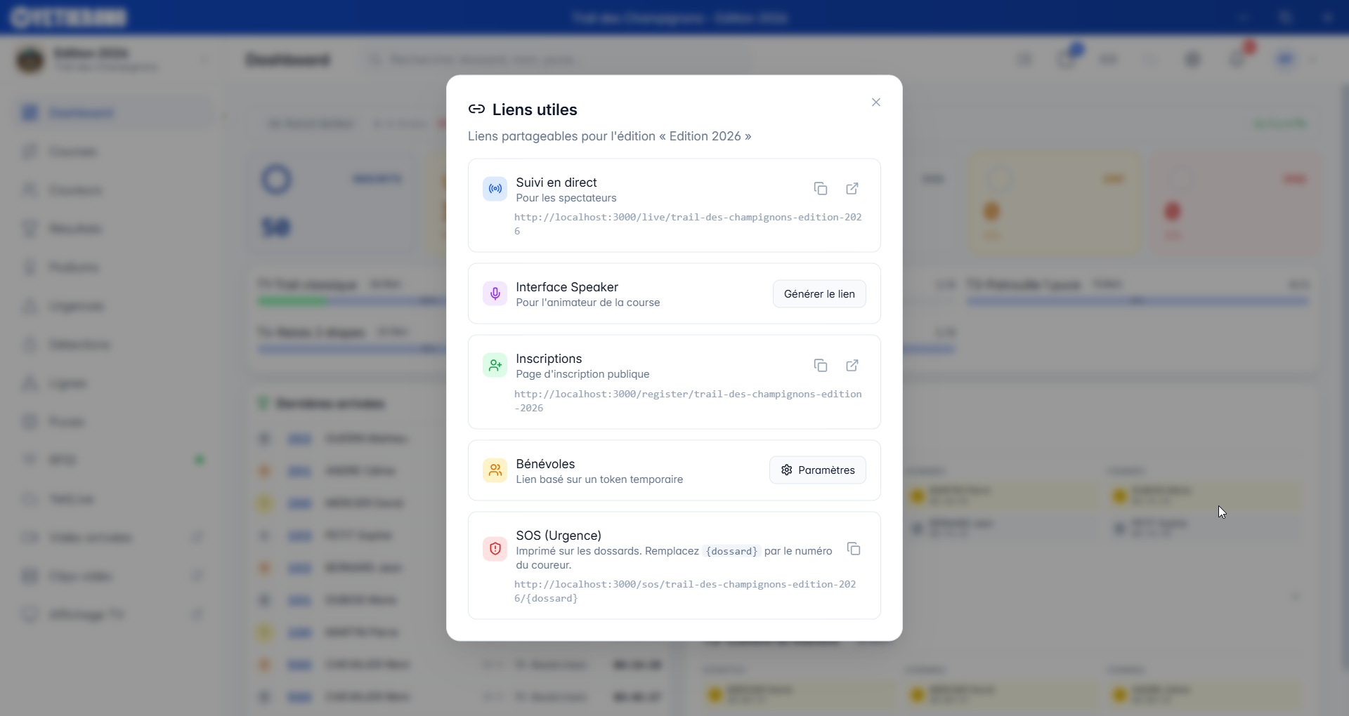 Paramètres de sauvegarde
